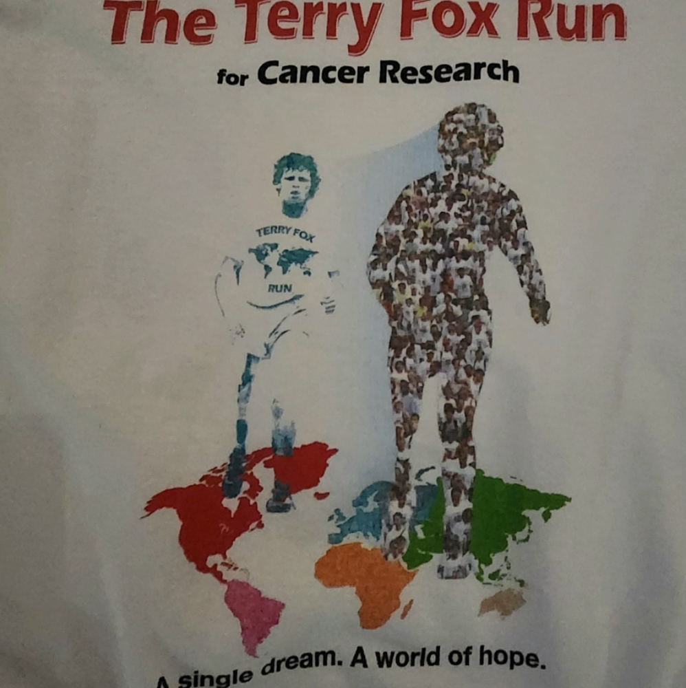 Vintage x 90s “a single dream, a world of hope” The Terry Fox Run T-shirt